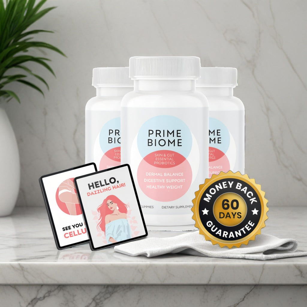 PrimeBiome - 3 Bottles + 2  Ebooks